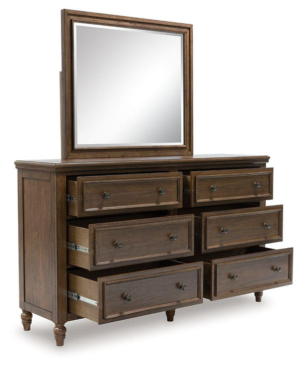 Benchcraft® - Sturlayne - Brown - Dresser And Mirror - 5th Avenue Furniture