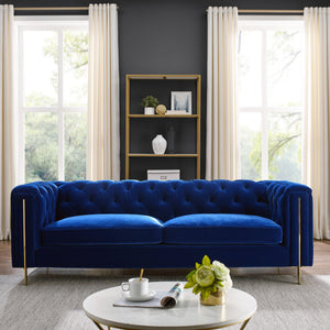 Steve Silver Furniture - Charlene - Velvet Sofa And Loveseat - 5th Avenue Furniture