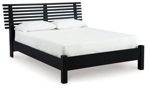 Signature Design by Ashley® - Danziar - Slat Panel Bed With Low Footboard - 5th Avenue Furniture