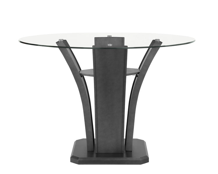 Camelia - 5pc Dining Set - Glittery Gray