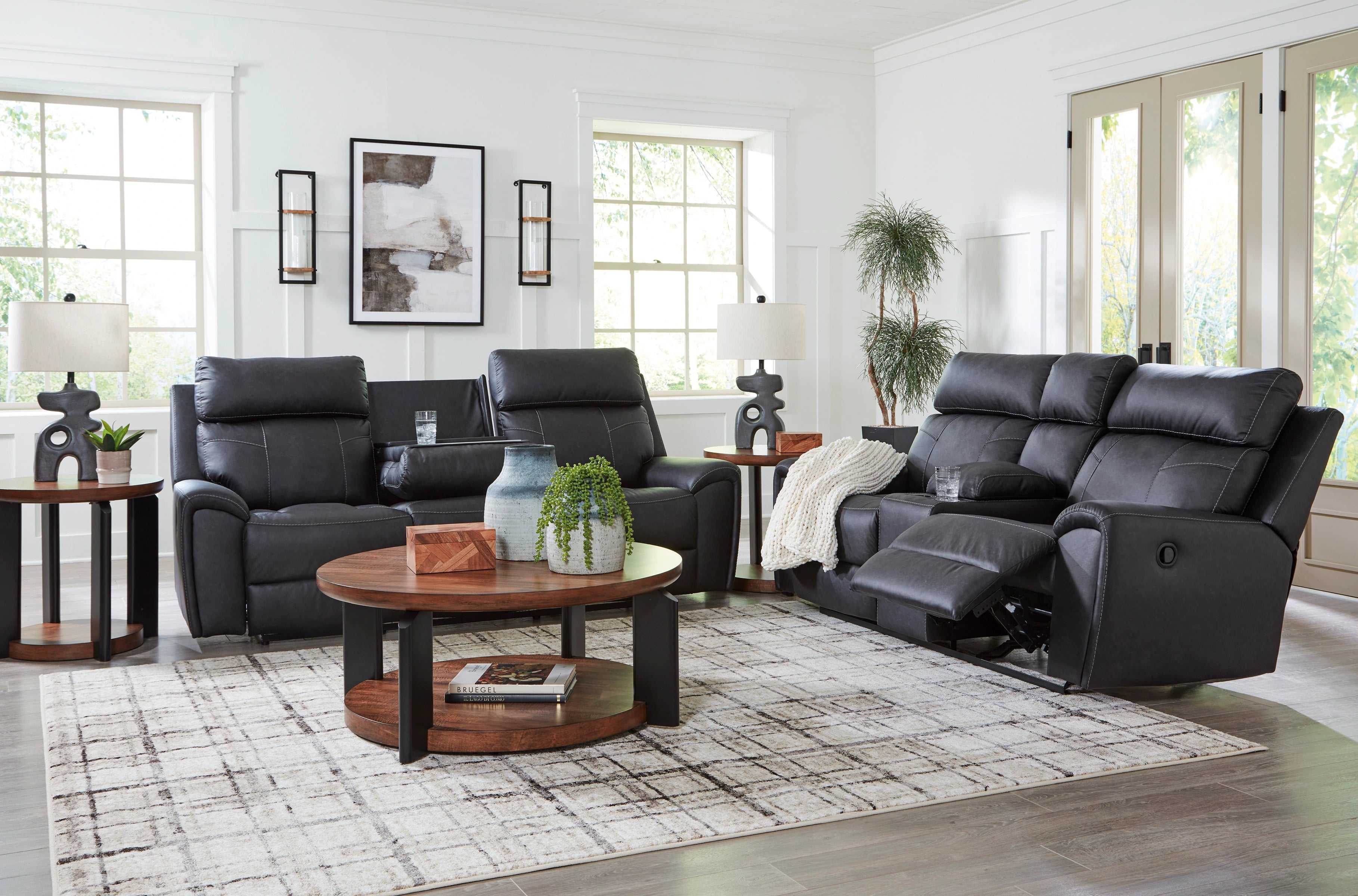 Montacute Carbon - Reclining Sofa & Loveseat