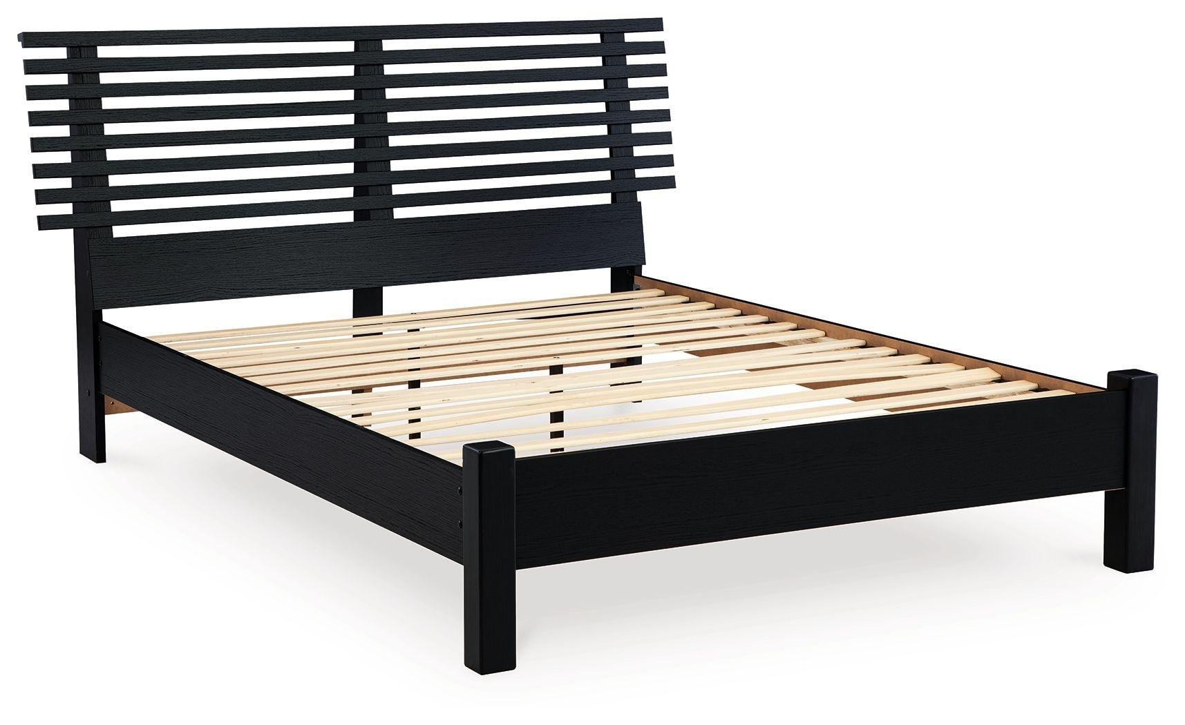 Signature Design by Ashley® - Danziar - Slat Panel Bed With Low Footboard - 5th Avenue Furniture