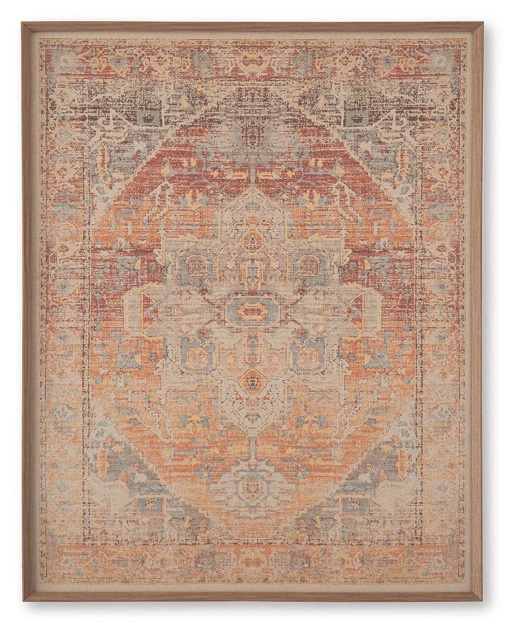 Kerrickson - Wall Art - Red / Orange / Blue