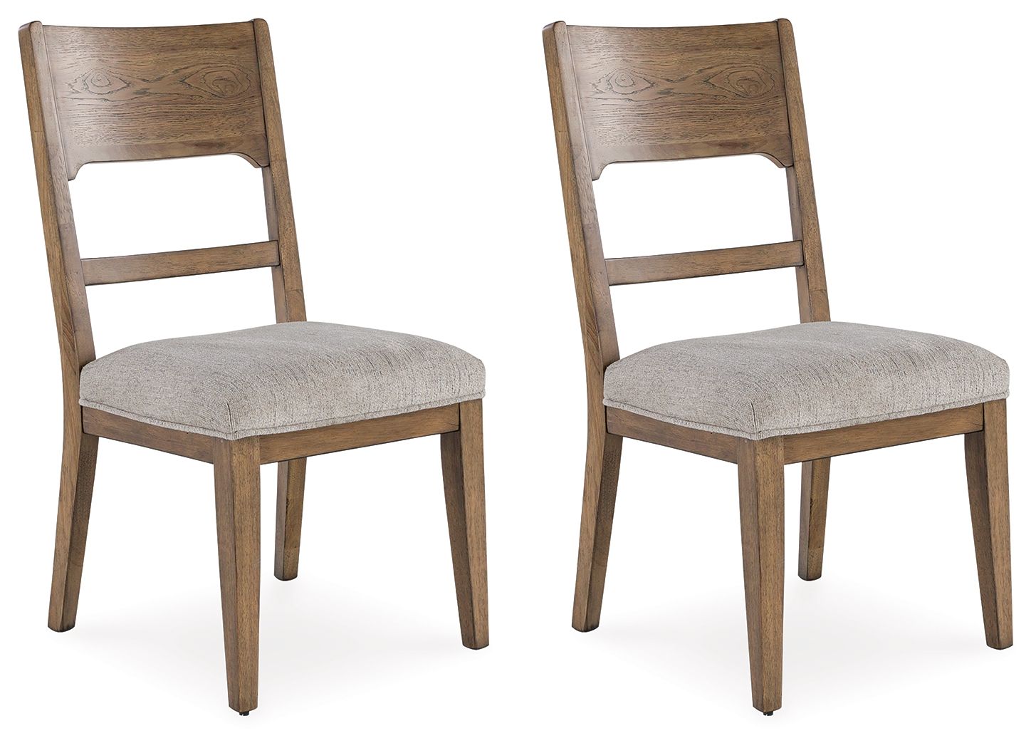Fairmont - Oatmeal / Light Brown - Dining Uph Side Chair (Set of 2)