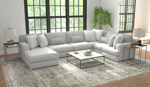 Jackson - Logan - Sectional With Comfort Coil Seating And Included Accent Pillows - 5th Avenue Furniture