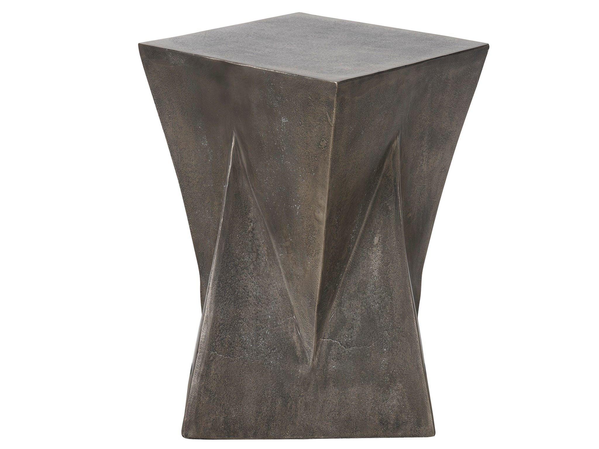 Universal Furniture - New Modern - Persephone Side Table - Dark Gray - 5th Avenue Furniture