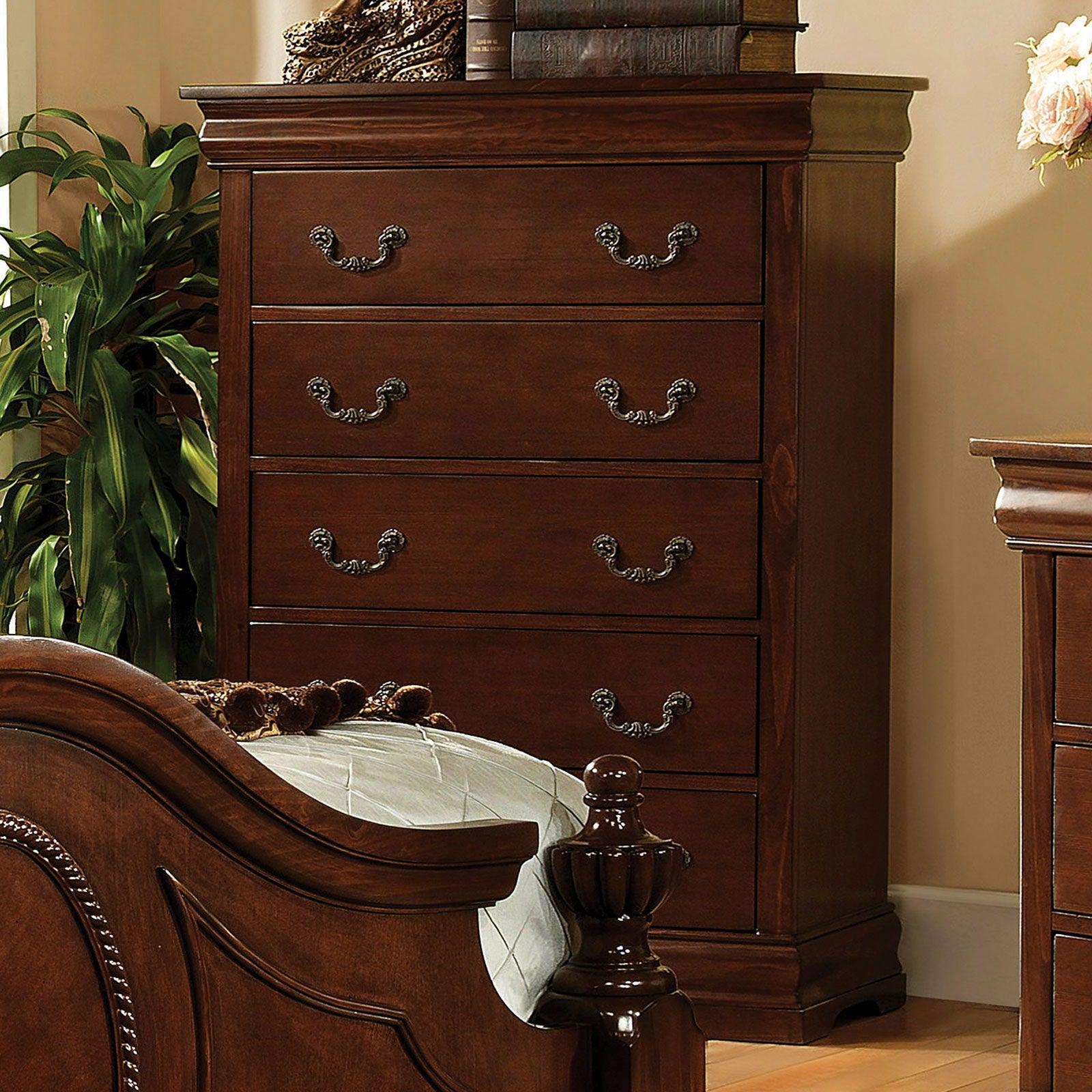 Furniture of America - Velda - Chest - Brown Cherry - 5th Avenue Furniture