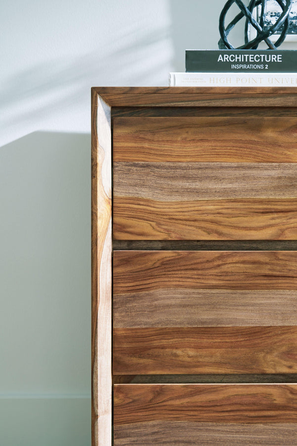 Signature Design by Ashley® - Dressonni - Brown - Dresser And Mirror - 5th Avenue Furniture
