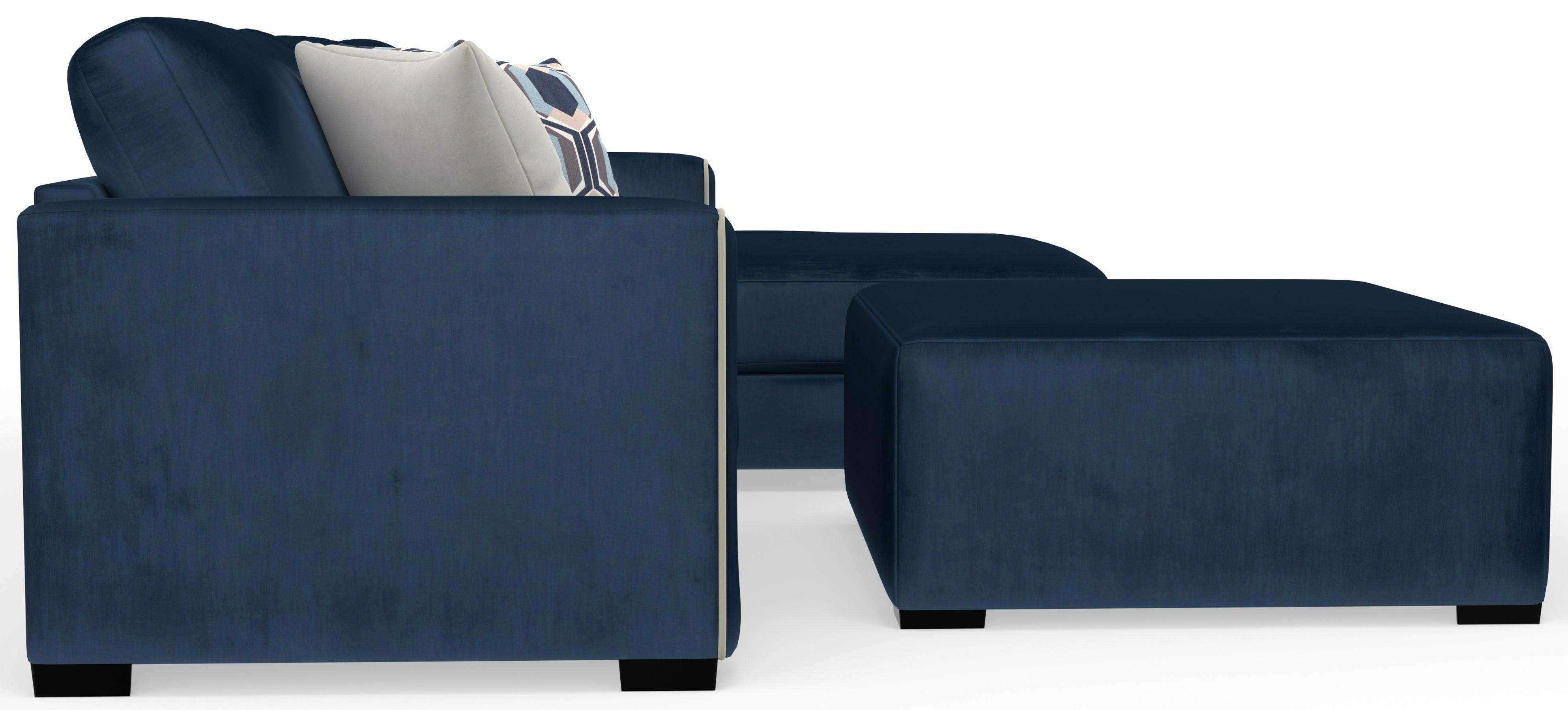 Jackson - Jetson - Sectional, Accent Pillows & Cocktail Ottoman Set - 5th Avenue Furniture