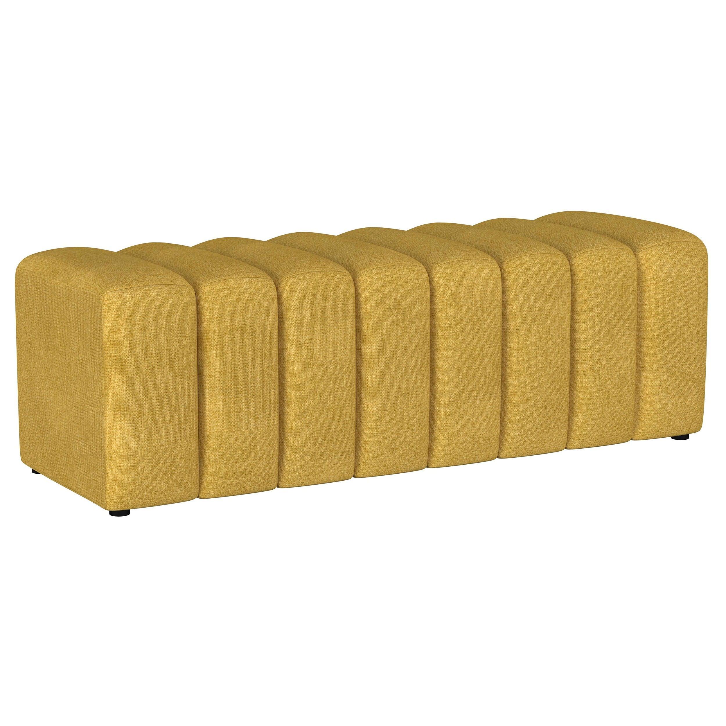 Coaster Fine Furniture - Summer - Upholstered Channel Tufted Accent Bench - 5th Avenue Furniture