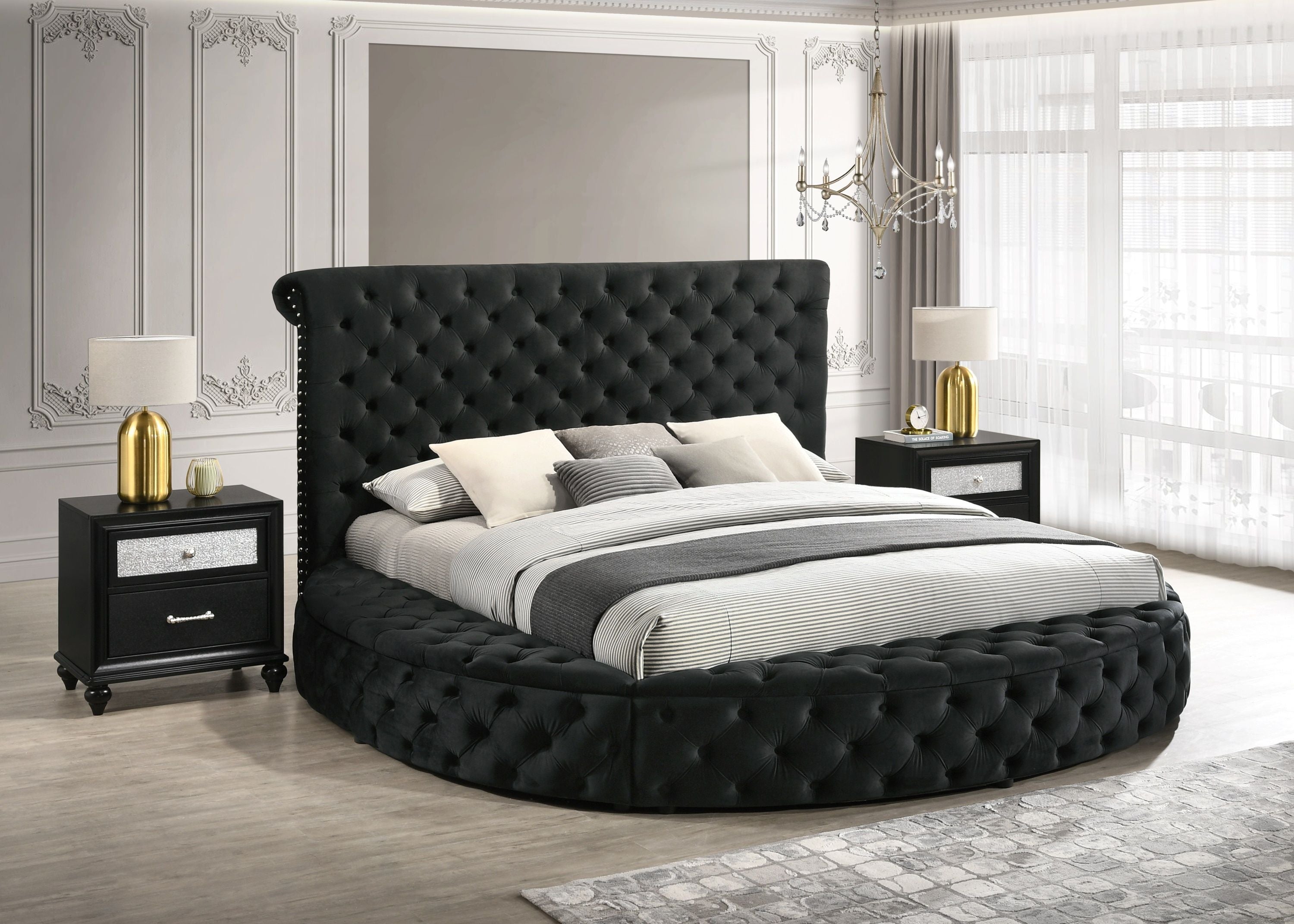 Brigitte - King Storage Bed - Black