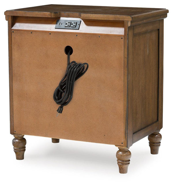 Benchcraft® - Sturlayne - Brown - Three Drawer Night Stand - 5th Avenue Furniture