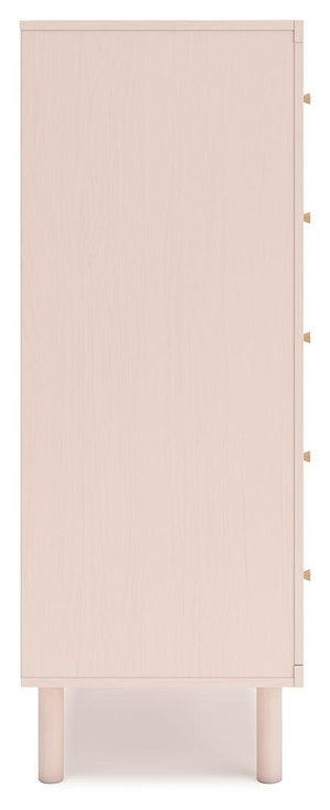 Signature Design by Ashley® - Wistenpine - Blush - Five Drawer Chest - 5th Avenue Furniture