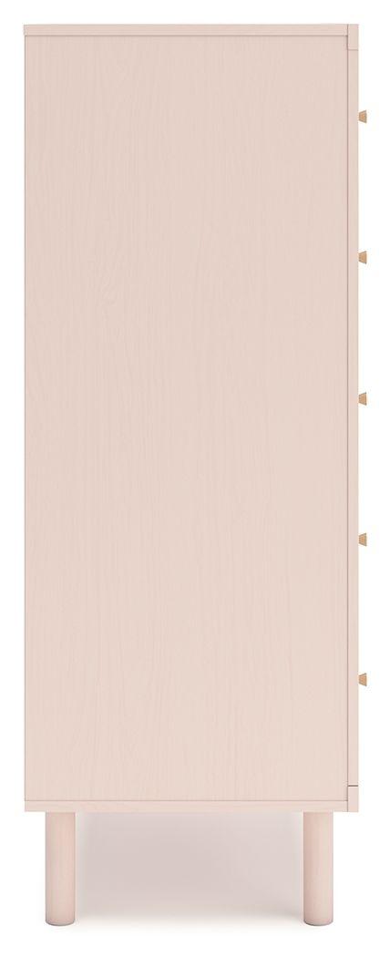 Signature Design by Ashley® - Wistenpine - Blush - Five Drawer Chest - 5th Avenue Furniture