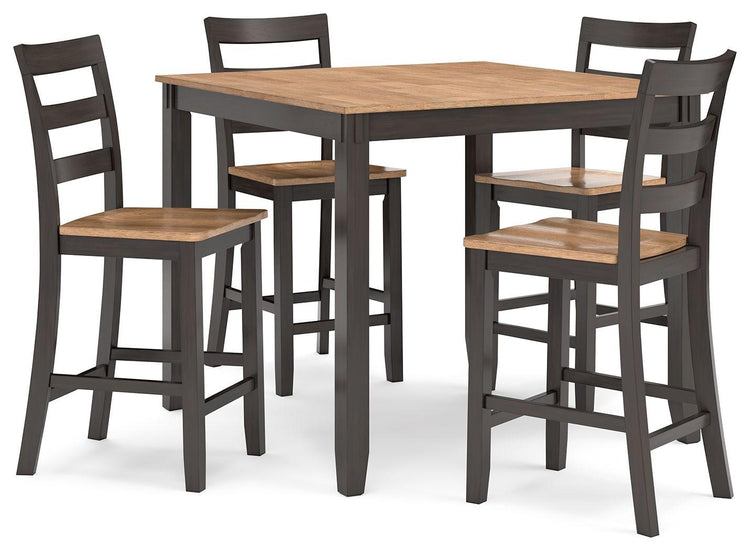 Signature Design by Ashley® - Gesthaven - Dining Room Counter Table Set - 5th Avenue Furniture