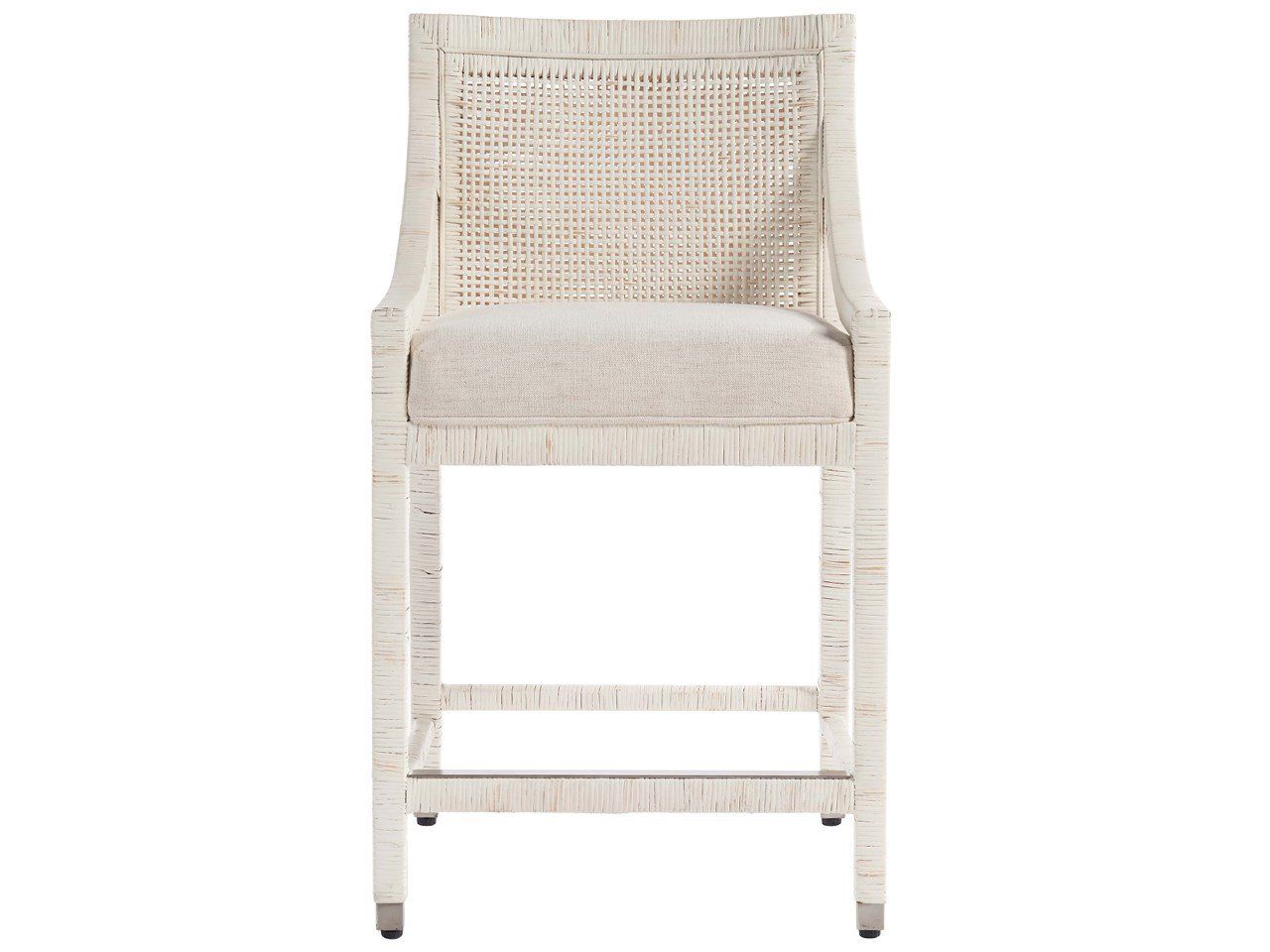 Weekender Coastal Living Home / Longboat - Counter Chair - Pearl Silver