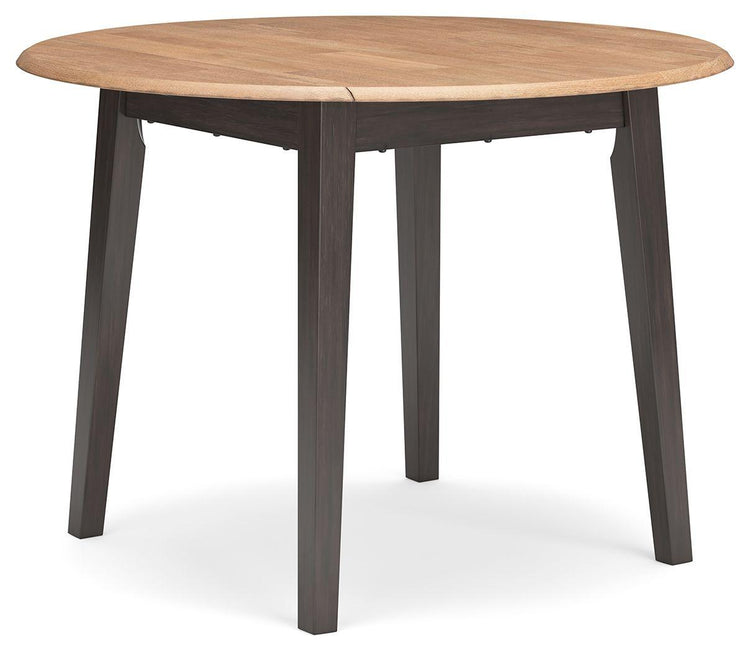 Signature Design by Ashley® - Gesthaven - Round Dining Room Drop Leaf Table - 5th Avenue Furniture