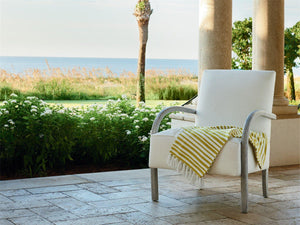 Universal Furniture - Escape - Bahia Honda Accent Chair - White - 5th Avenue Furniture