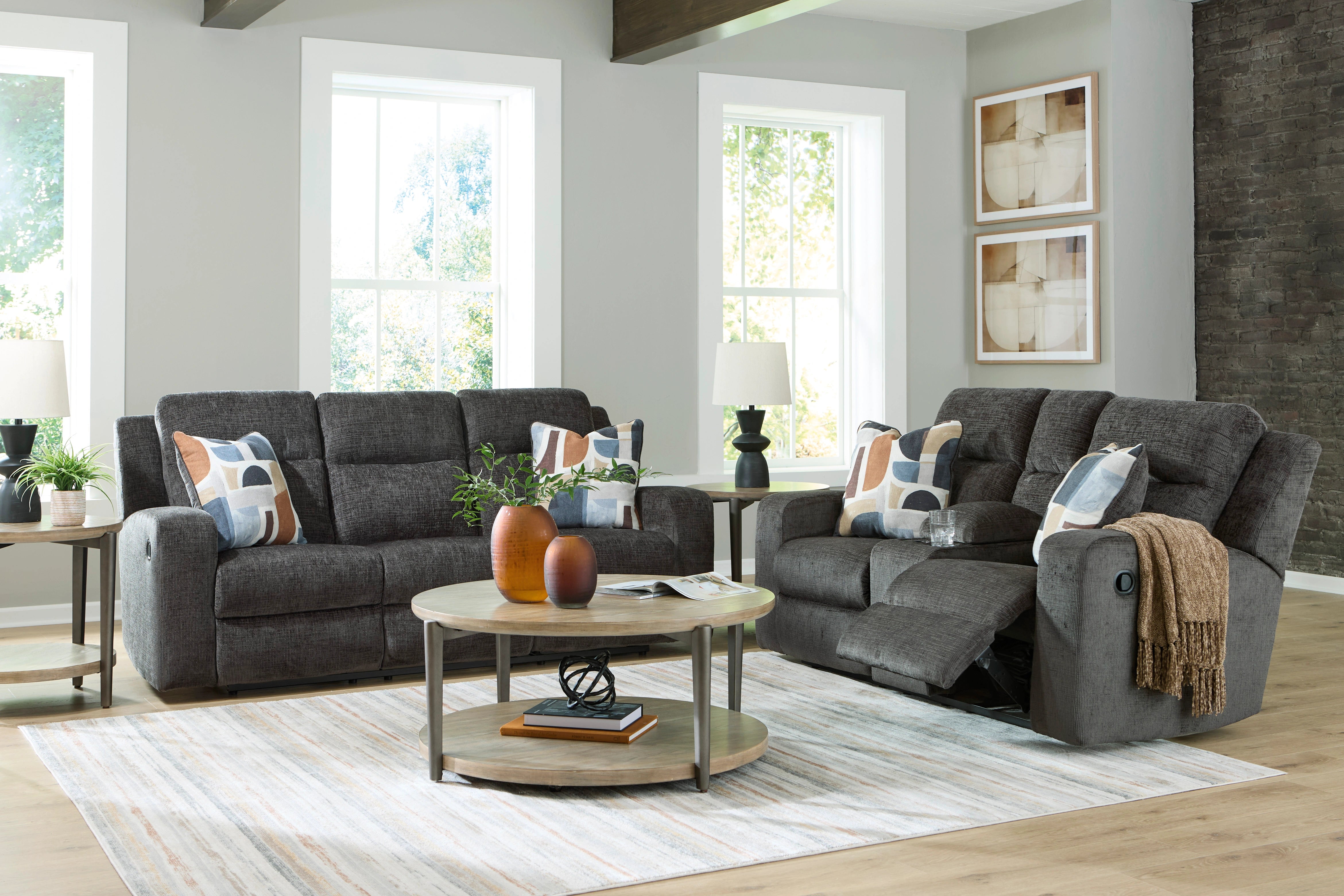 Kanlow - Reclining Sofa & Loveseat - Dusk