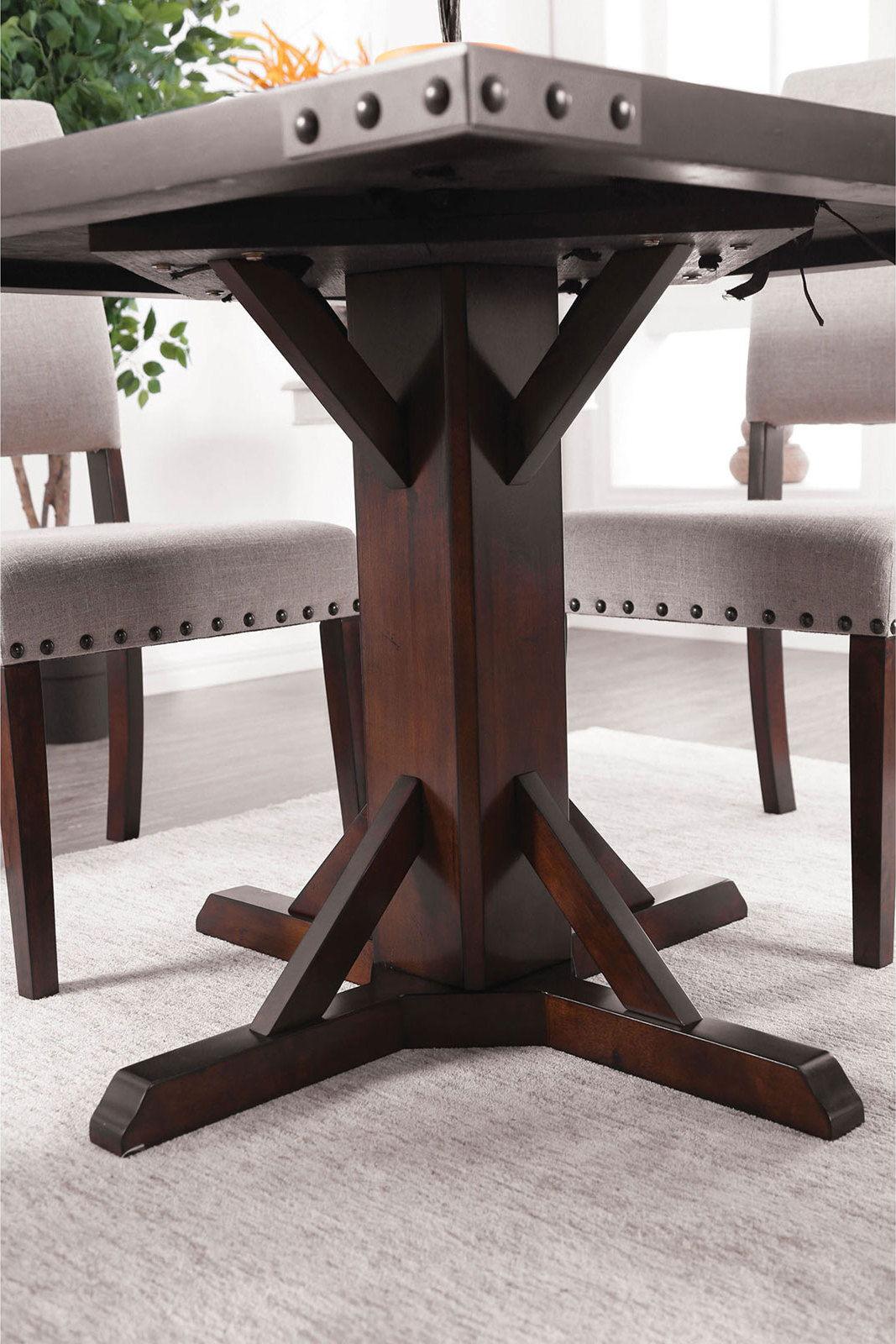 Furniture of America - Glenbrook - Dining Table - Brown Cherry - 5th Avenue Furniture