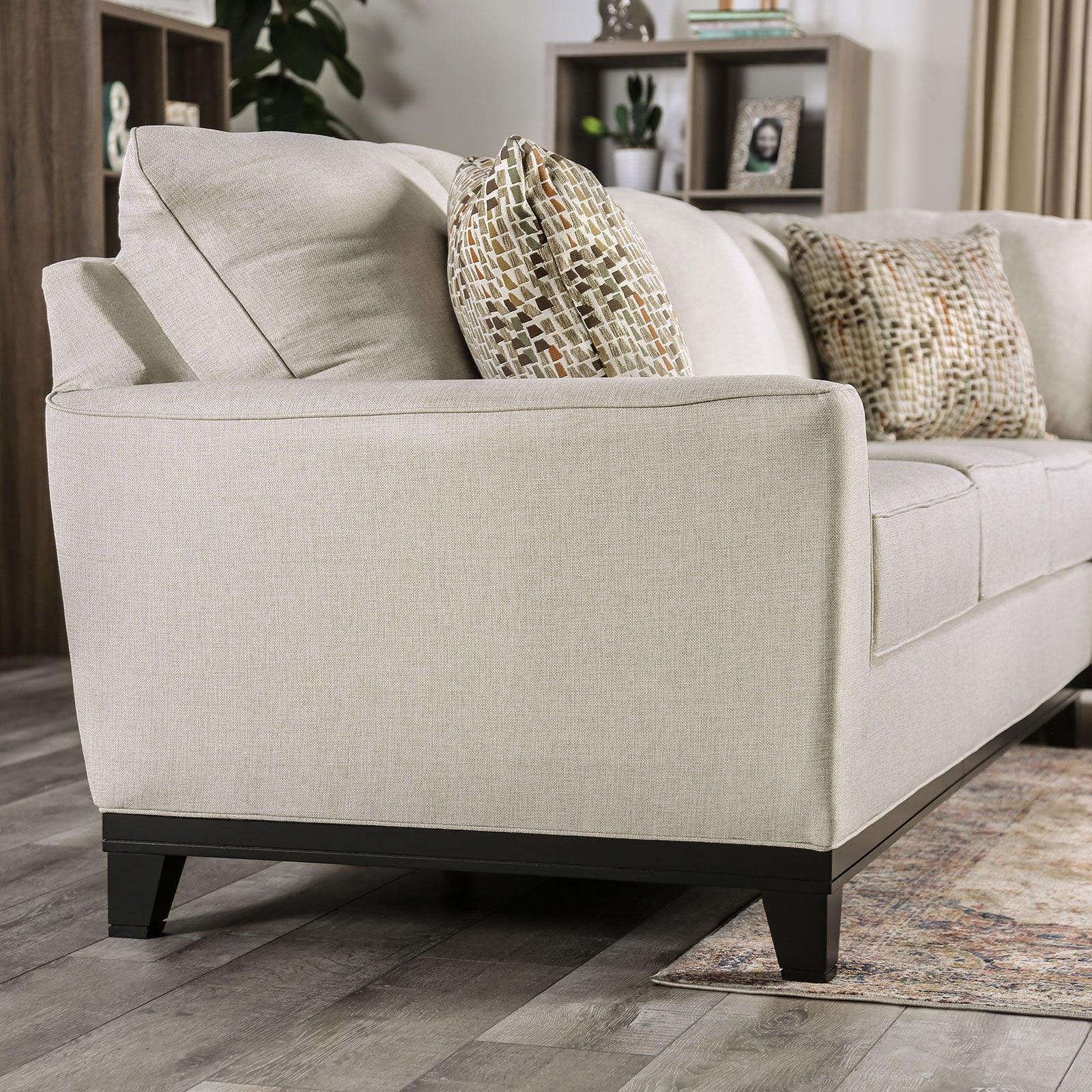 Furniture of America - Bridie - Sectional - Ivory - 5th Avenue Furniture