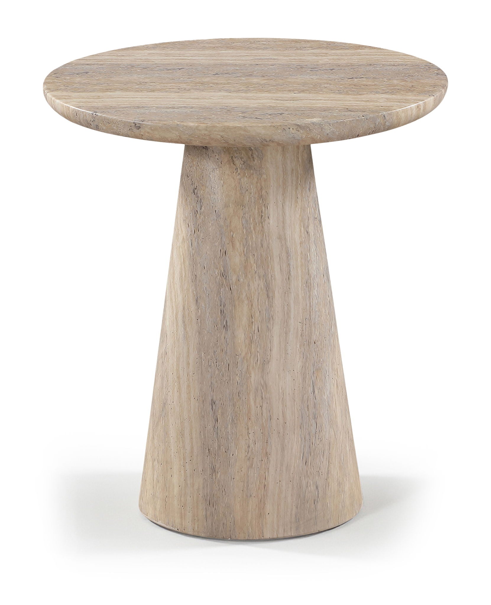 Cassino - Concrete Indoor/Outdoor End Table - Travertine