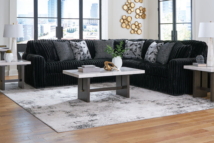 Midnight-Madness - 3pc Sectional