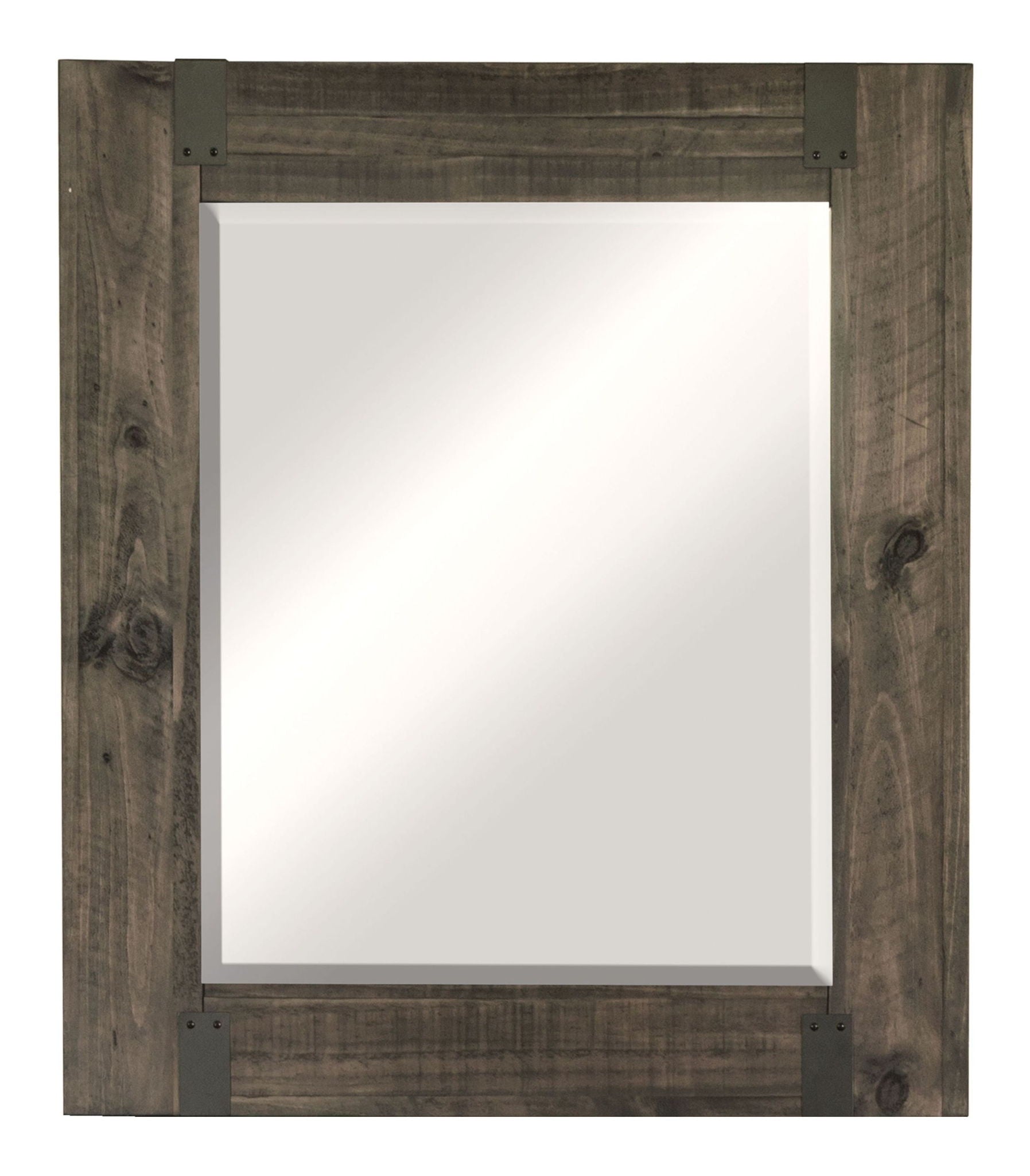 Abington - Portrait Mirror - Weathered Charcoal