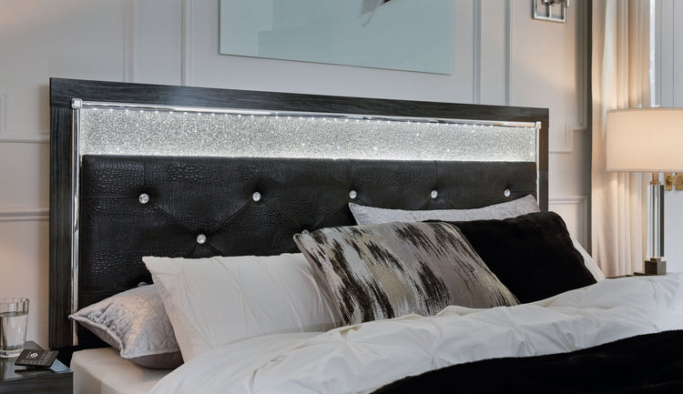Kaydell - Glitter Panel Bedroom Set