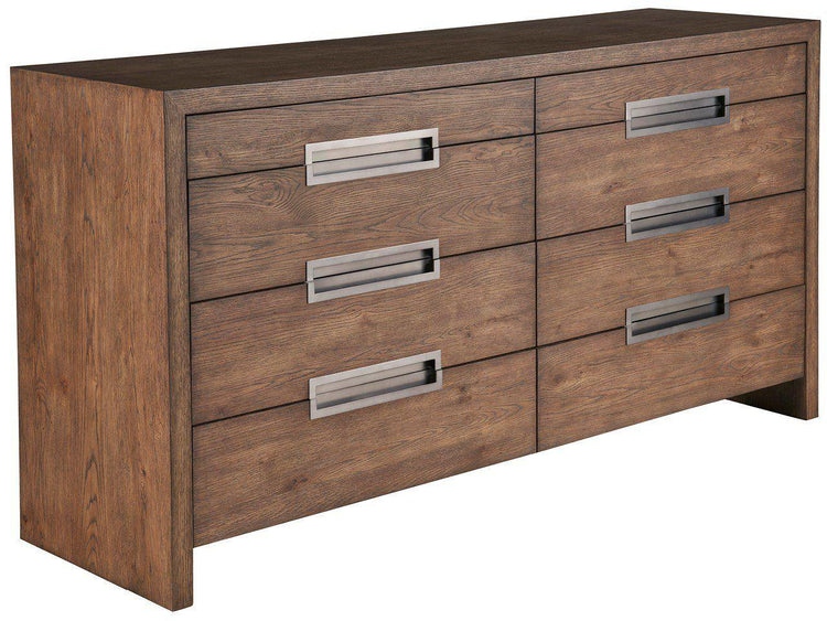 Universal Furniture - New Modern - Atlas Drawer Dresser - Dark Brown - 5th Avenue Furniture