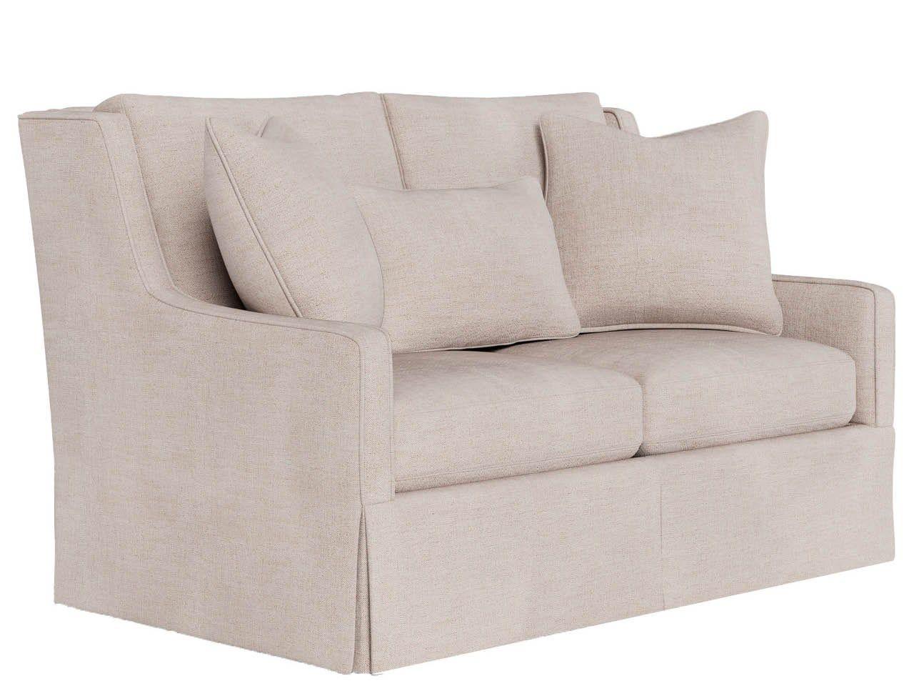 Universal Furniture - Hudson - Skirted Loveseat, Special Order - Beige - 5th Avenue Furniture