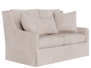 Universal Furniture - Hudson - Skirted Loveseat, Special Order - Beige - 5th Avenue Furniture