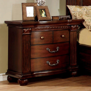 Furniture of America - Grandom - Nightstand - Cherry - 5th Avenue Furniture