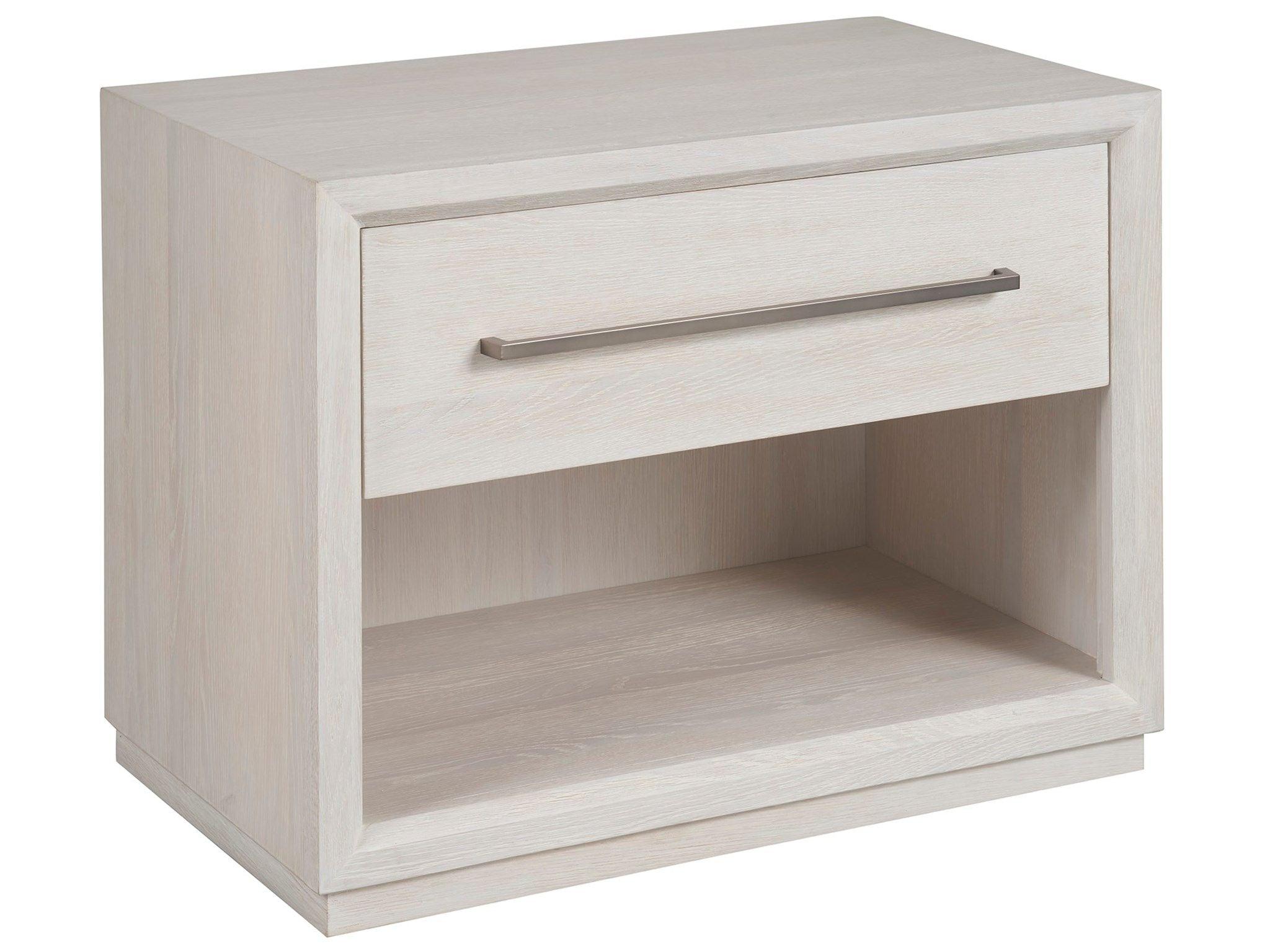 Universal Furniture - New Modern - Astrid Drawer Nightstand - White - 5th Avenue Furniture