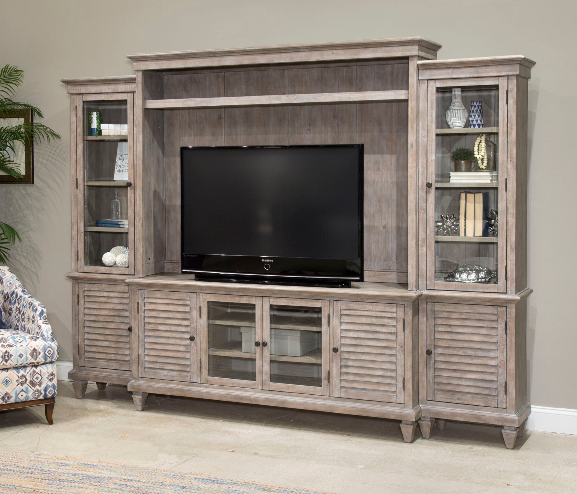 Calistoga - Rustic Hutch - Dovetail Gray