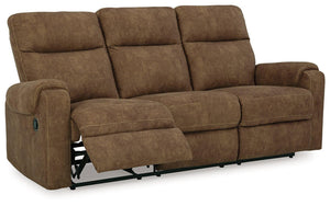 Signature Design by Ashley® - Edenwold - Brindle - Reclining Sofa - 5th Avenue Furniture