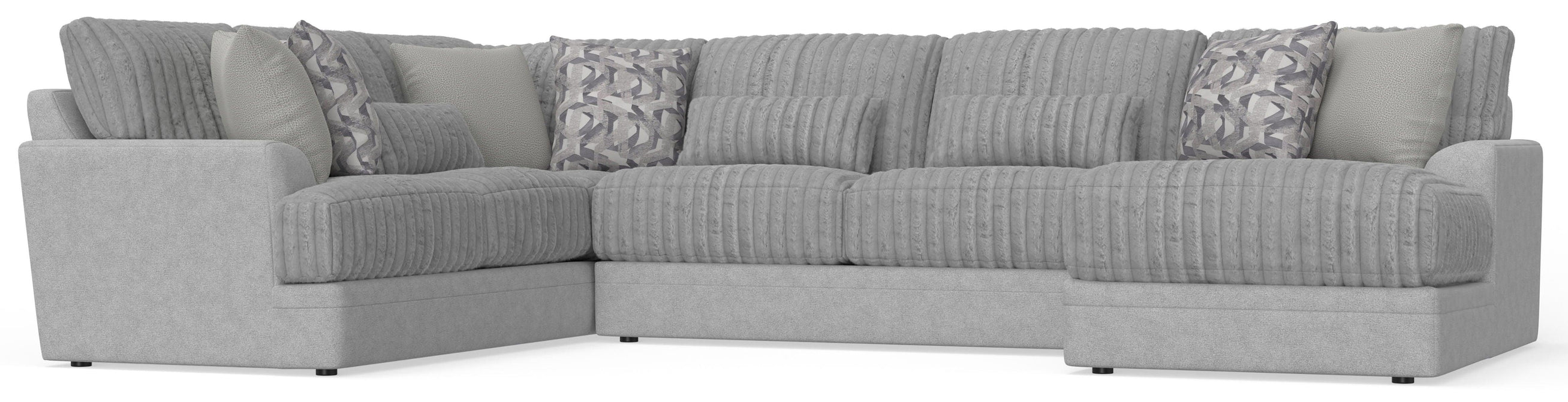 Jackson - Titan - Sectional With Comfort Coil Seating And Accent Pillows - 5th Avenue Furniture