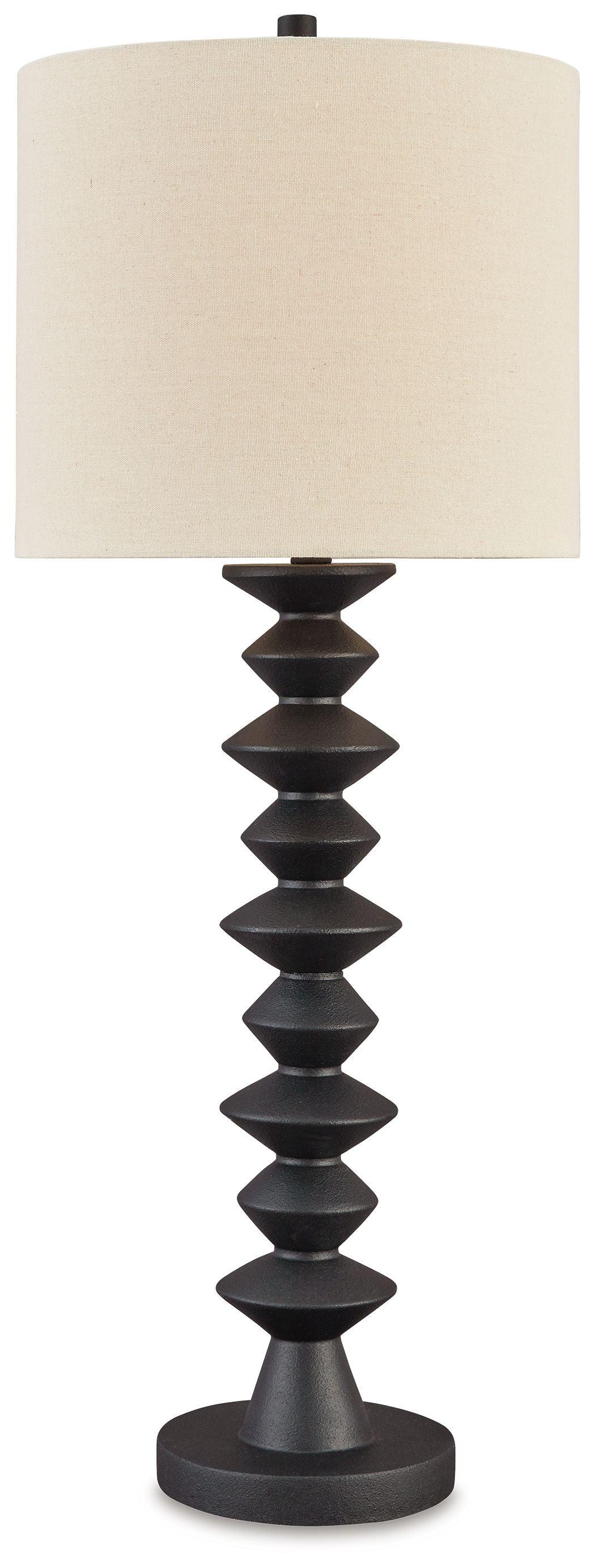 Signature Design by Ashley® - Luanndon - Black - Poly Buffet Lamp - 5th Avenue Furniture