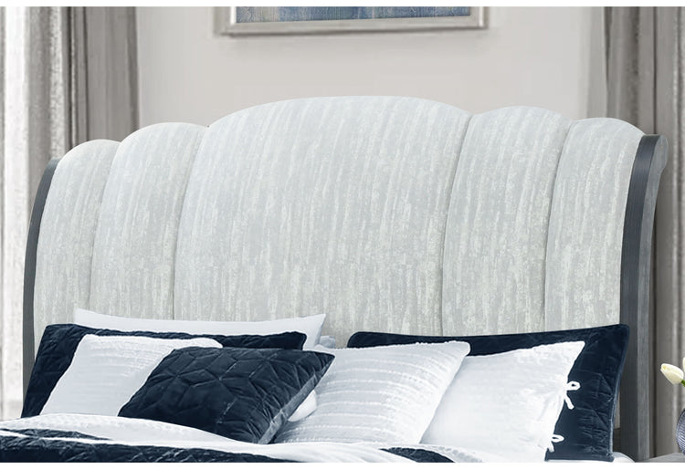 Rowan - 7pc Storage Bedroom Set - Gray