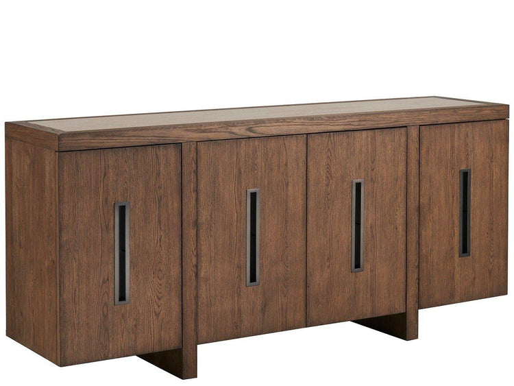 Universal Furniture - New Modern - Veda Credenza - Dark Brown - 5th Avenue Furniture