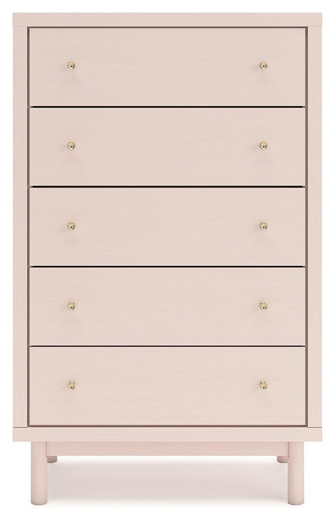 Signature Design by Ashley® - Wistenpine - Blush - Five Drawer Chest - 5th Avenue Furniture