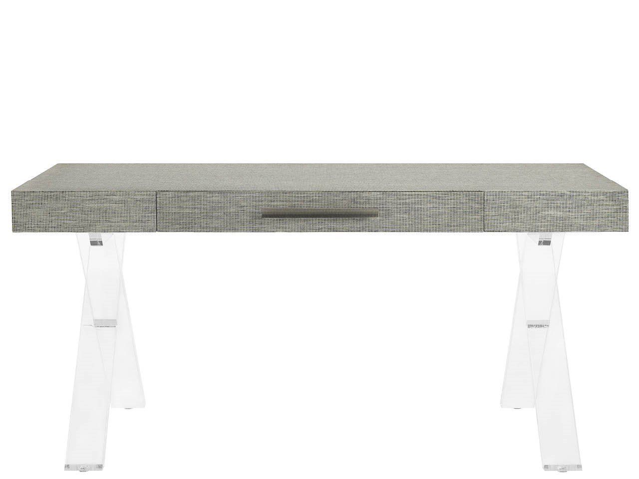 Oasis - Seascape Writing Desk - Gray / White