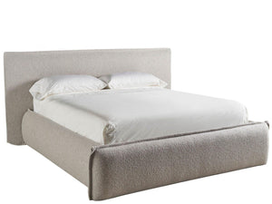 Universal Furniture - New Modern - Lux King Upholstered Bed - Gray - 5th Avenue Furniture