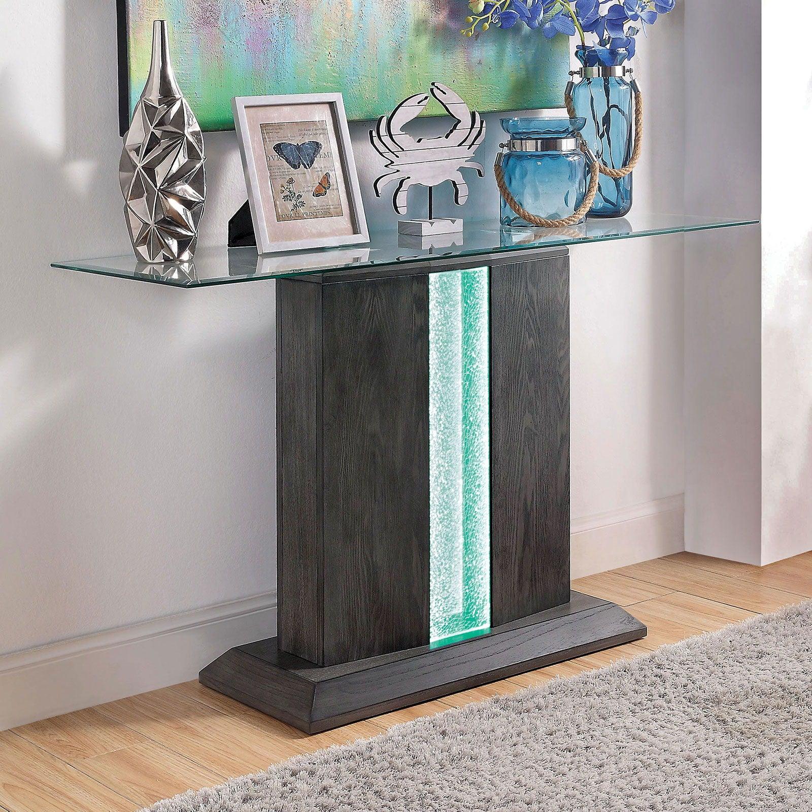 Furniture of America - Rhyl - Sofa Table - Gray - 5th Avenue Furniture