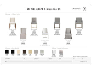 Universal Furniture - Arvin - Dining Chair, Special Order - 5th Avenue Furniture