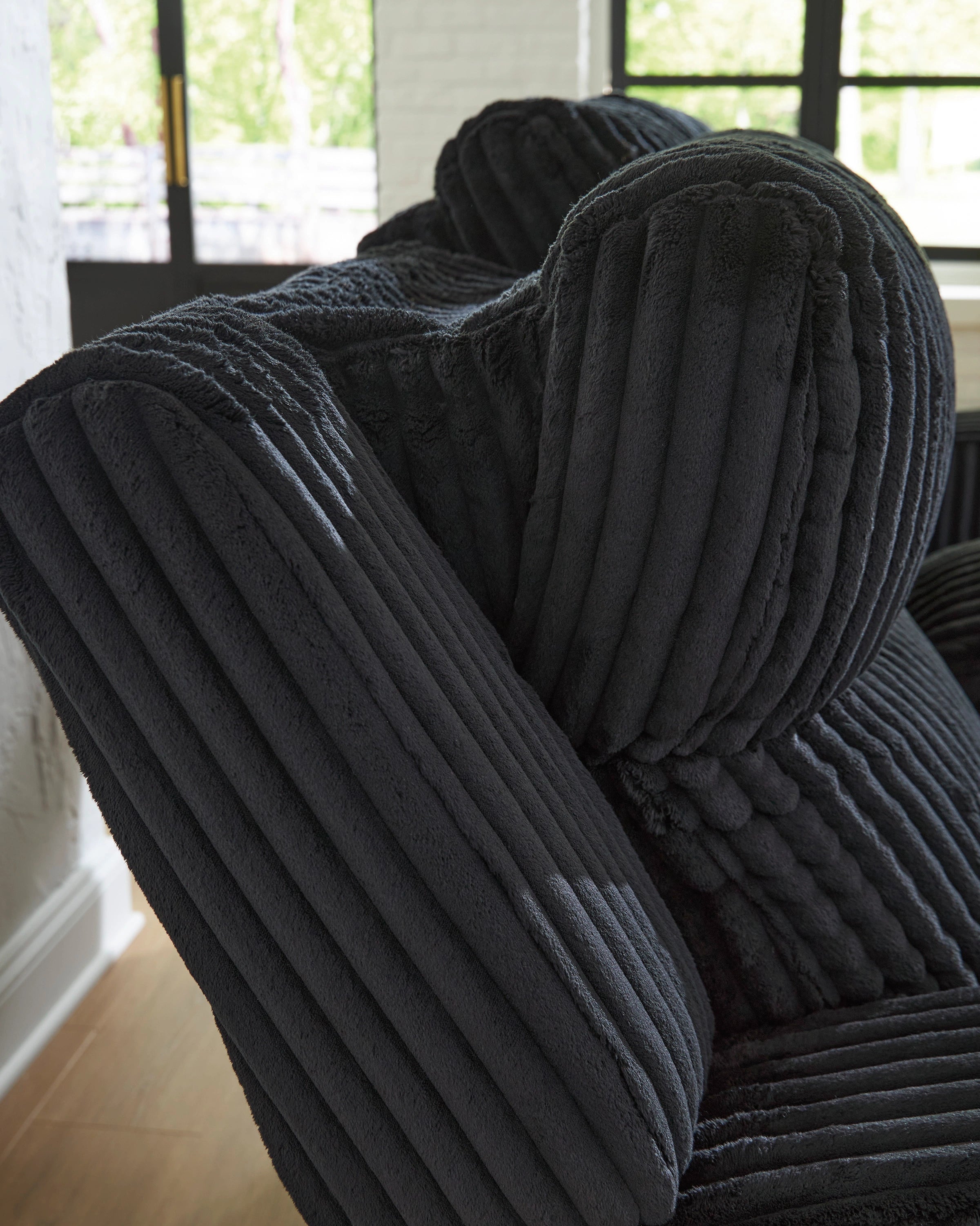 Forest Lake Black - Power Reclining Sofa & Loveseat