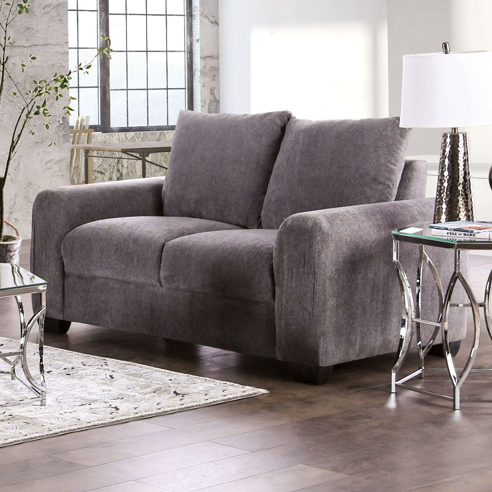 Furniture of America - Dagmar - Loveseat - Gray - 5th Avenue Furniture