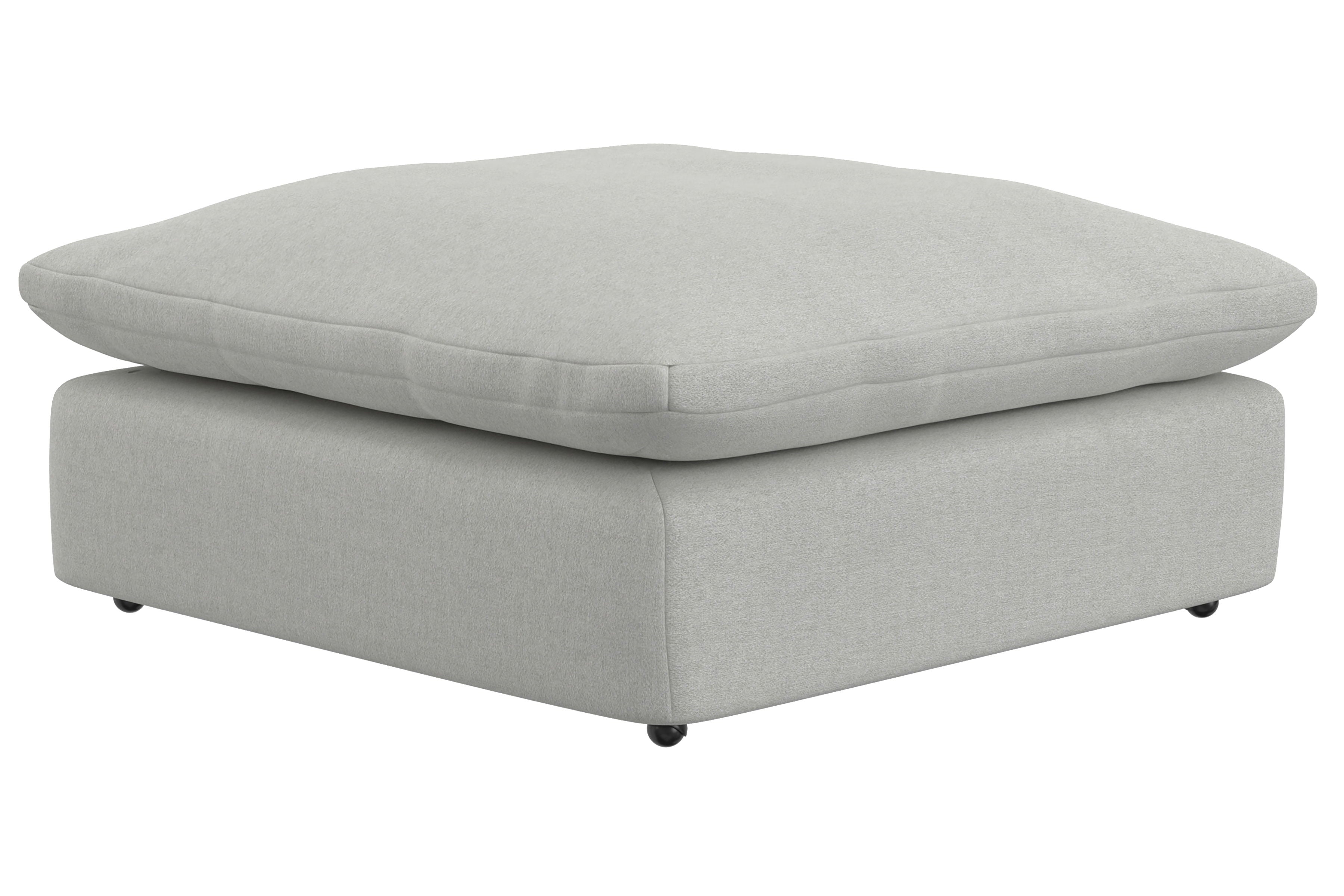 Stratus - Castered Cocktail Ottoman - Cement