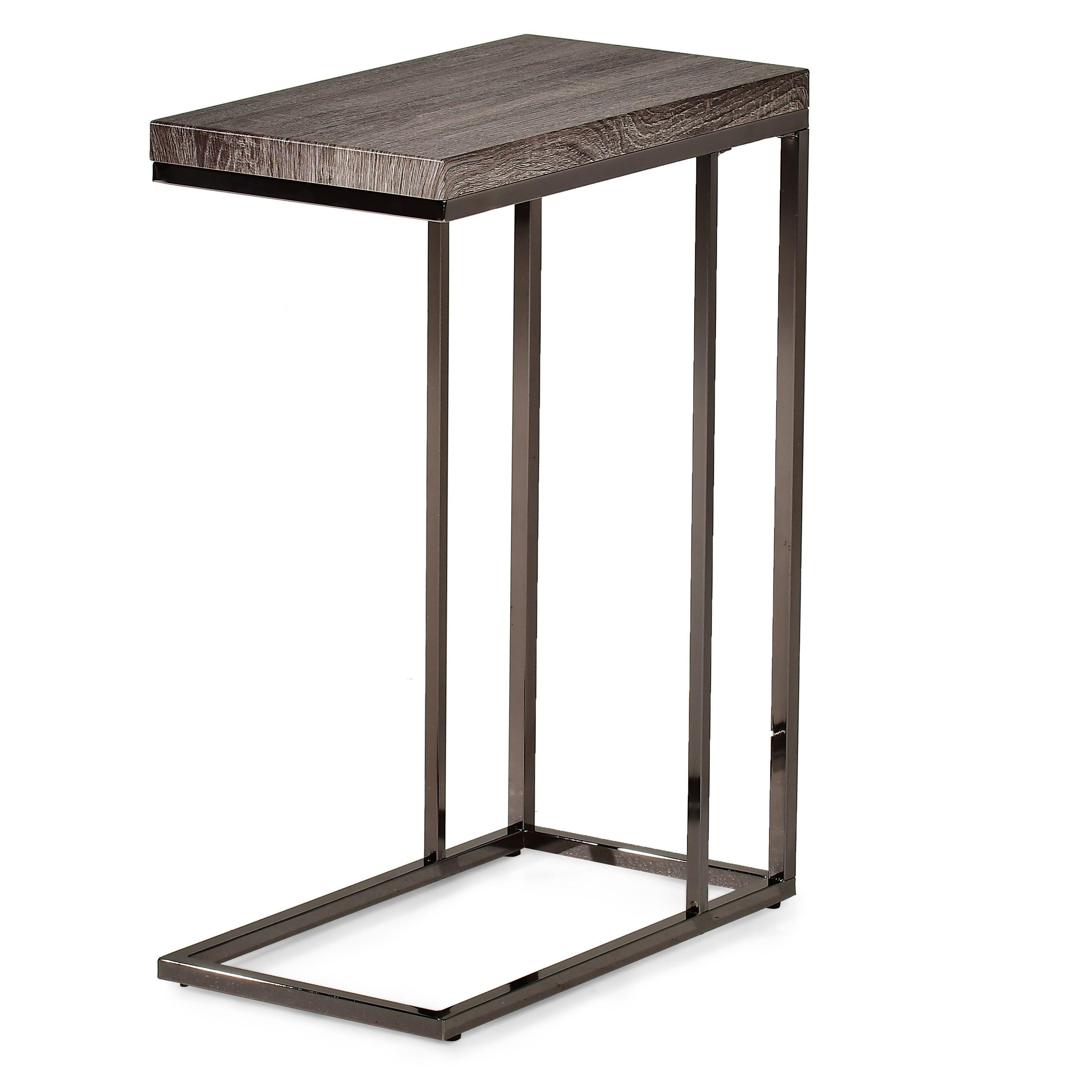 Steve Silver Furniture - Lucia - Chairside End Table - Gray Top - 5th Avenue Furniture