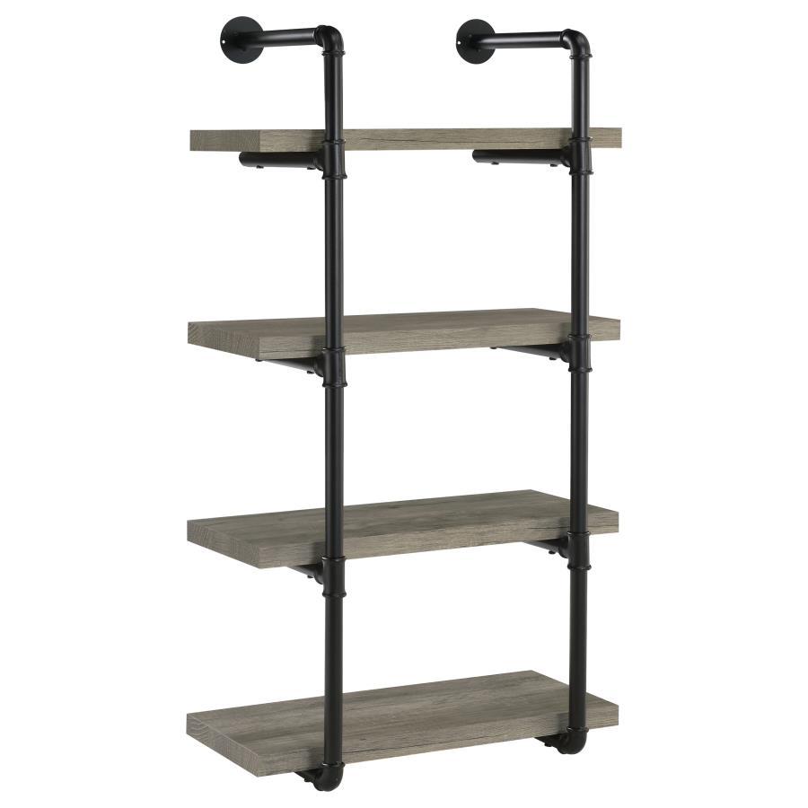 Elmcrest - 4-Shelf Wall Bookshelf